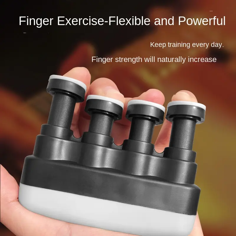 1PCs Climbing Fingerboard, Spring Grip, Small Five Finger Piano Trainer, Two-Way Decompression Rehabilitation, Guitar Finger Trainer -- Ywdo