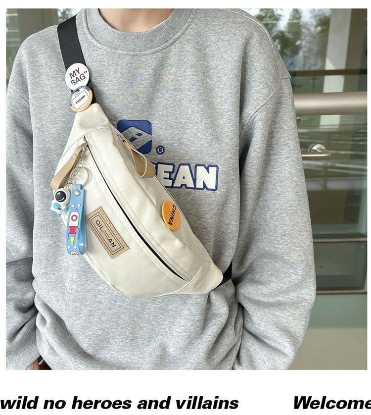 Product Introduction of 2025 New Trendy Chest Bag Phone Casual Simple Crossbody Bag Single Shoulder Bag Crossbody Bag Sports Waist Bag 8
