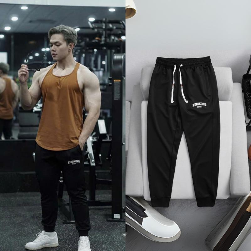[Mới T11] Quần Jogger Thể Thao In Chữ KingKong Yesterday - Local Brand TB KINGKONG SPORT WEAR