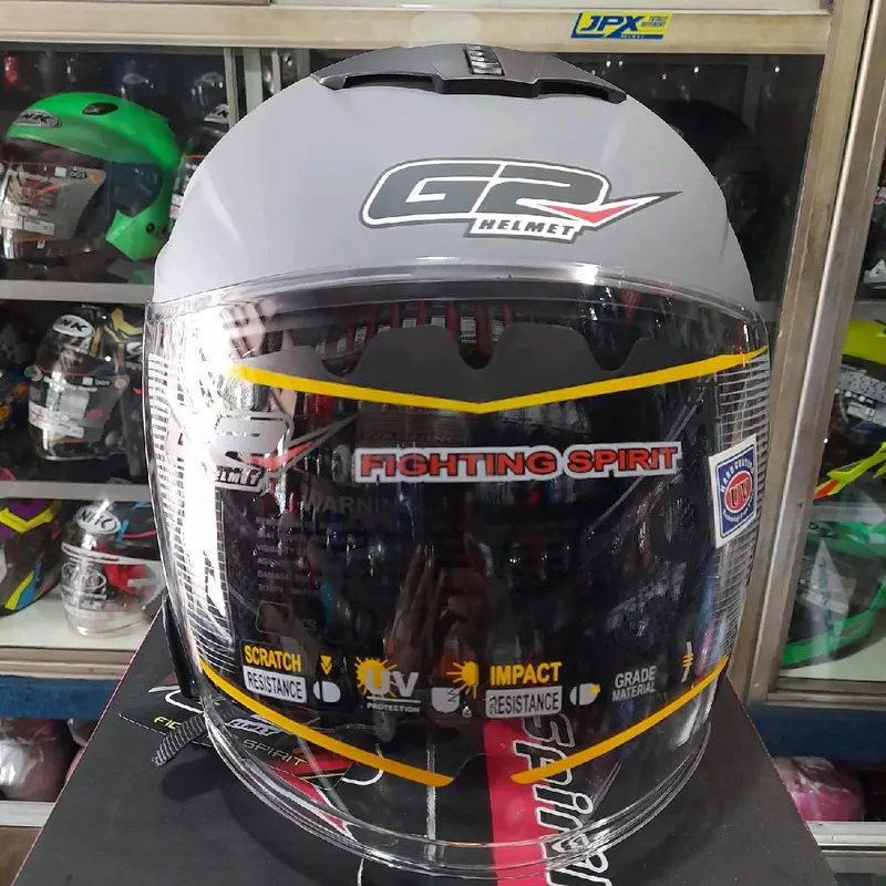 helm G2 OPTIMAX DARK GREY GLOSS DARK GREY DOFF 2