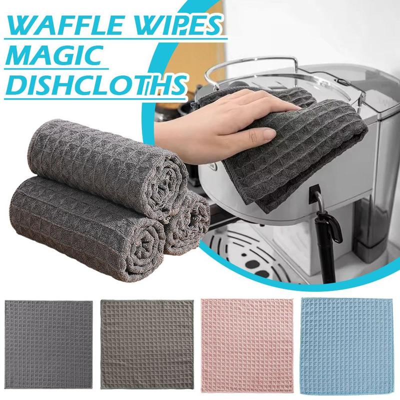 Product Introduction of Milk Tea Shop Coffee Machine Special Rag Multifunction Window Dishcloth Traceless Magic S0R1 25
