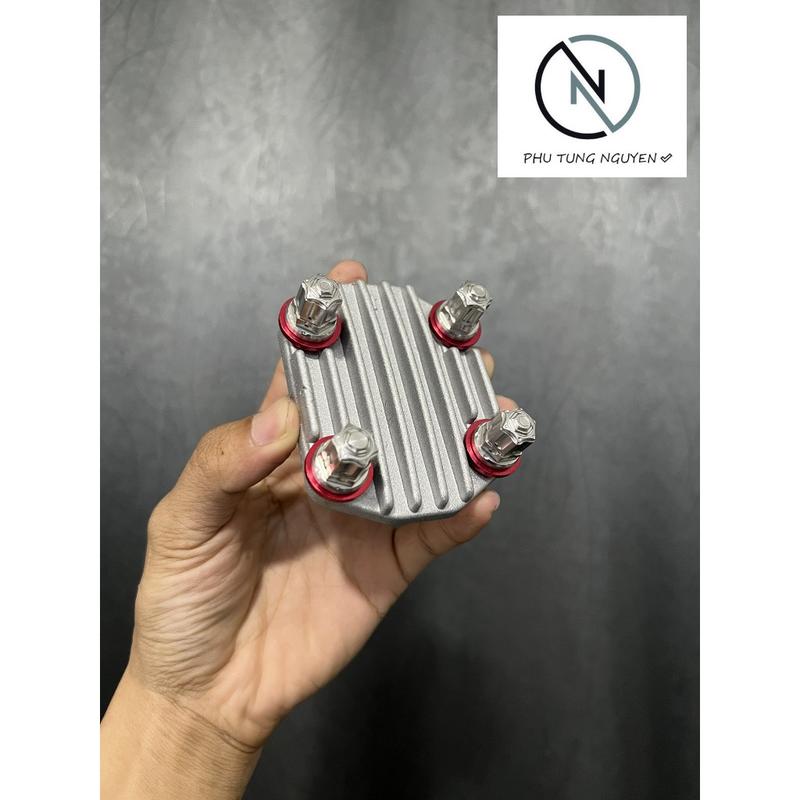 Combo 4 con Ốc Salaya Inox 304 7li BÍT tặng long đền đỏ Gắn Đầu Qui lát đầu Bò xe máy Wave Dream RS . . Phụ Tùng