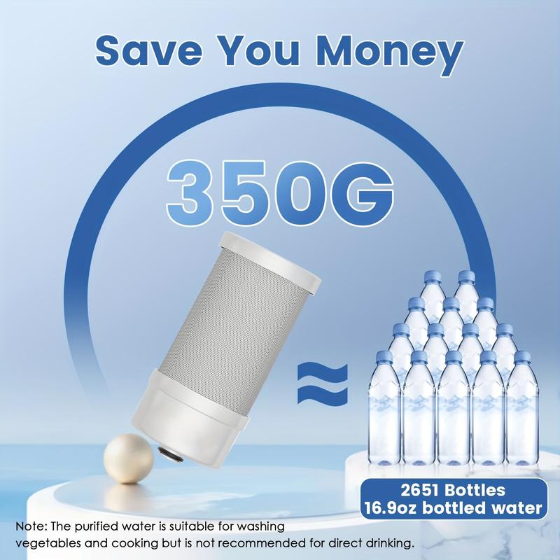 Sink filter, black faucet filter, 350 gallon (about 350 liters) faucet filter, suitable for kitchen, bathroom 3