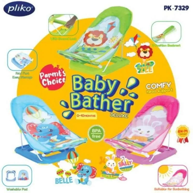 Pliko Deluxe Baby Bather Tempat Kursi Mandi Bayi 0