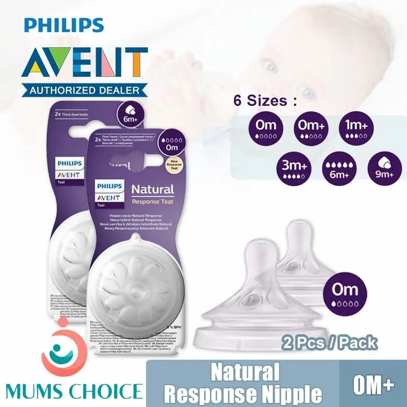 Philips Avent Natural Response Nipple Flow - 6 Sizes
