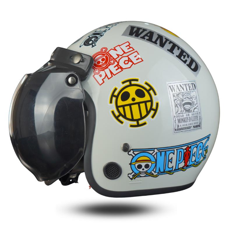 helm bogo dewasa Helm SNi karakter Lucu kekinian Kaca Motorcycle 7