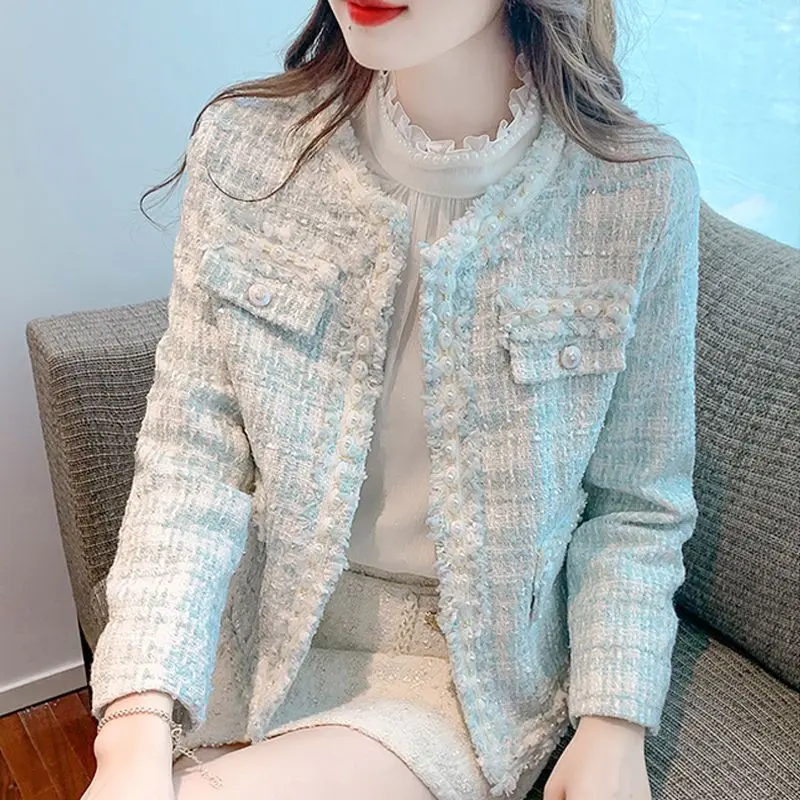 Áo Khoác Ngắn Kiểu Pháp Socialite Cho Nữ, Quần Áo Mùa Xuân Và Mùa Thu 2023, Mới, Hợp Thời Trang, Sang Trọng, Áo Đẹp, Cao Cấp