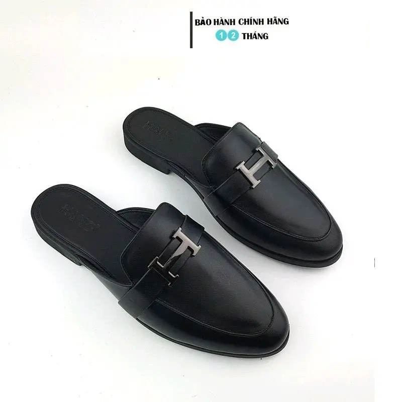 Giày Sục Nam kết hợp khuyên chữ H nổi bật cho đôi giày sang trọng mã CT15