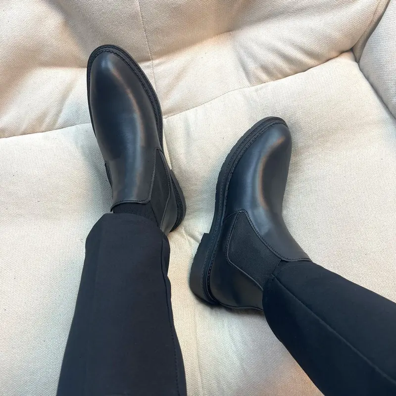 Giày chelsea boots đế cao thời trang mới INICHILUX G1222 1