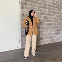 Gambar Bayleaf.id Rossa Coat Blazer Formal Size Jumbo - BEIGE, XXL dari bayleaf.id Kota Kediri 3 Tokopedia