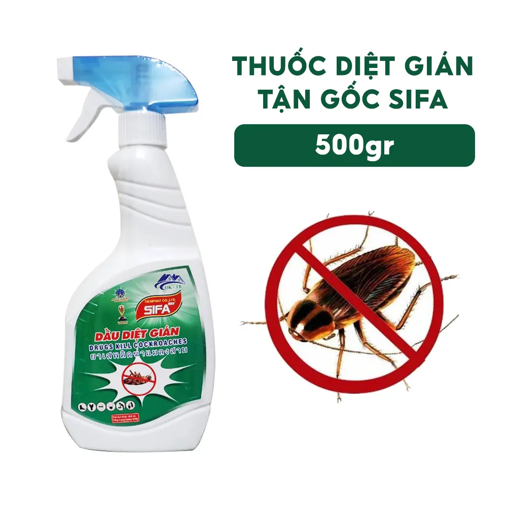 Thuốc diệt gián tận gốc Sifa 500ml An toàn cho gia đình, diệt gián nhanh chóng