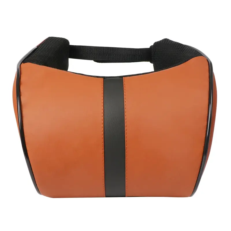 Car Neck Pillow PU Leather Car Headrest Pillow Memory Foam Neck Pain Relief Car Seat Pillow Neck Support Car Accessories 8