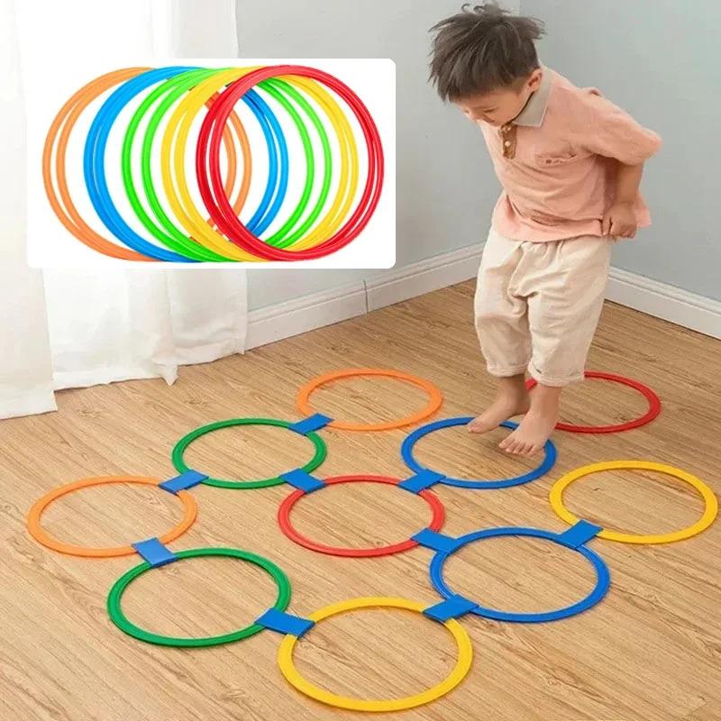 New Outdoor Kids Funny Physical Training Sport Toys Lattice Jump Ring new-outdoor-kids-funny-physical-training-sport-toys-lattice-jump-ring
