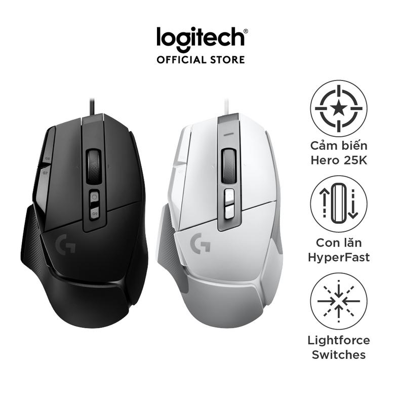 Chuột game có dây Logitech G502 X – switch LIGHTFORCE hybrid, Cảm biến Hero 25K, 13 nút macro, tương thích Windows/Mac OS