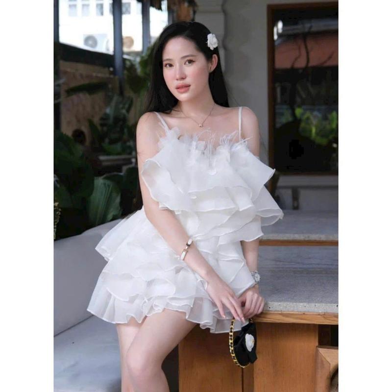 Product Introduction of Jumpsuit Bèo 2 Dây Hở Lưng Quyến Rũ - Chất Liệu Vải Tổng Hợp Mềm Mại, Thoáng Mát - Size S, M, Thiết Kế Thời Trang T Nữ Women 18