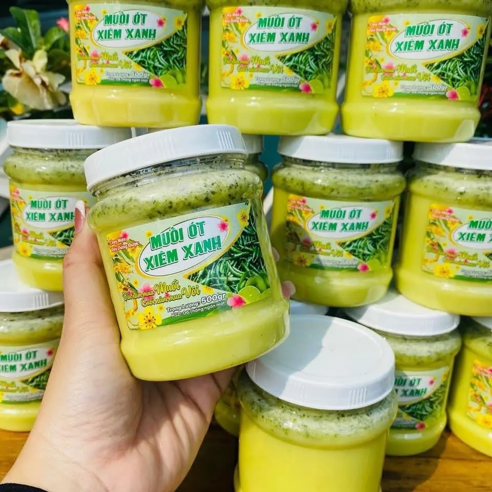 MUỐI CHẤM HẢI SẢN THẦN THÁNH XANH