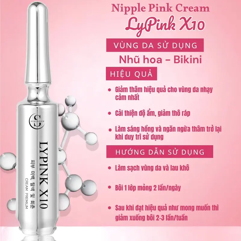 Kem Làm Hồng Ti Vùng Kín Lypink X10 Hiệu Quả Sau 7 Ngày - Giá Sỉ Hồng Nhũ Hoa Cho Chuyên Nghiệp 4