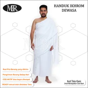 IHRAM DEWASA IHROM ANAK KAIN IHROM PRIA BAHAN HANDUK TEBAL ADEM