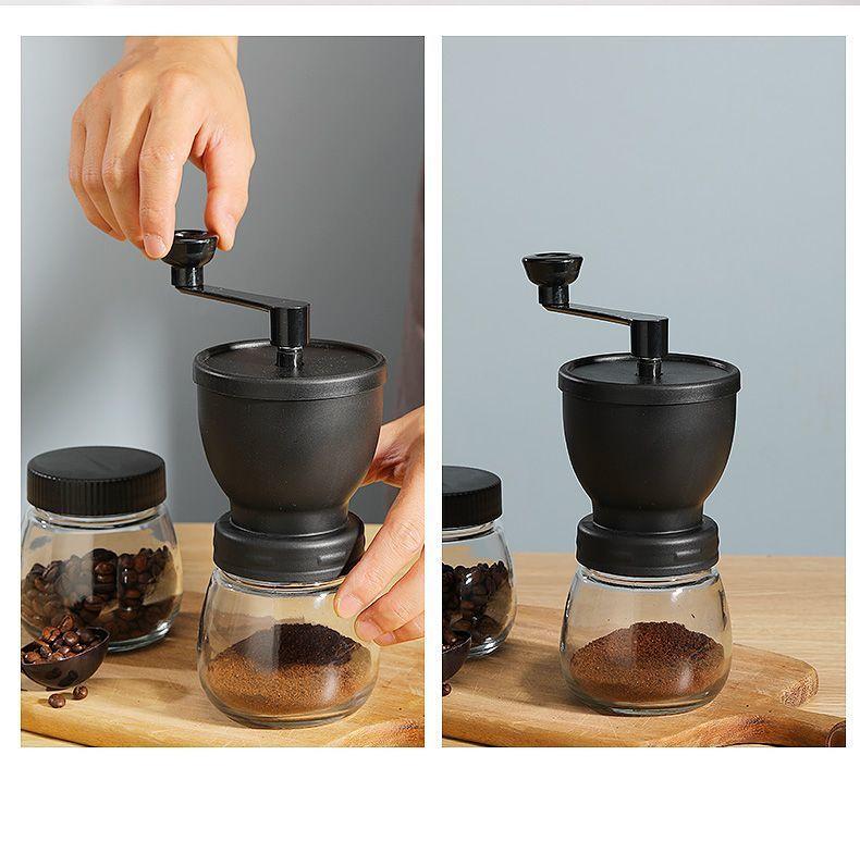Product Introduction of Coffee Grinder Hand Grinder Coffee Bean Grinder Household Washing Thickness Adjustable Hand Grinder Coffee Machine Canned 7