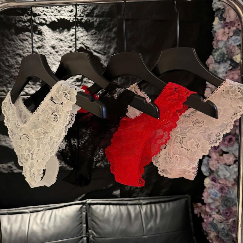 AA31 - Quần Lót Ren Cạp Thấp Không Đường Viền 4 Màu Nữ Women