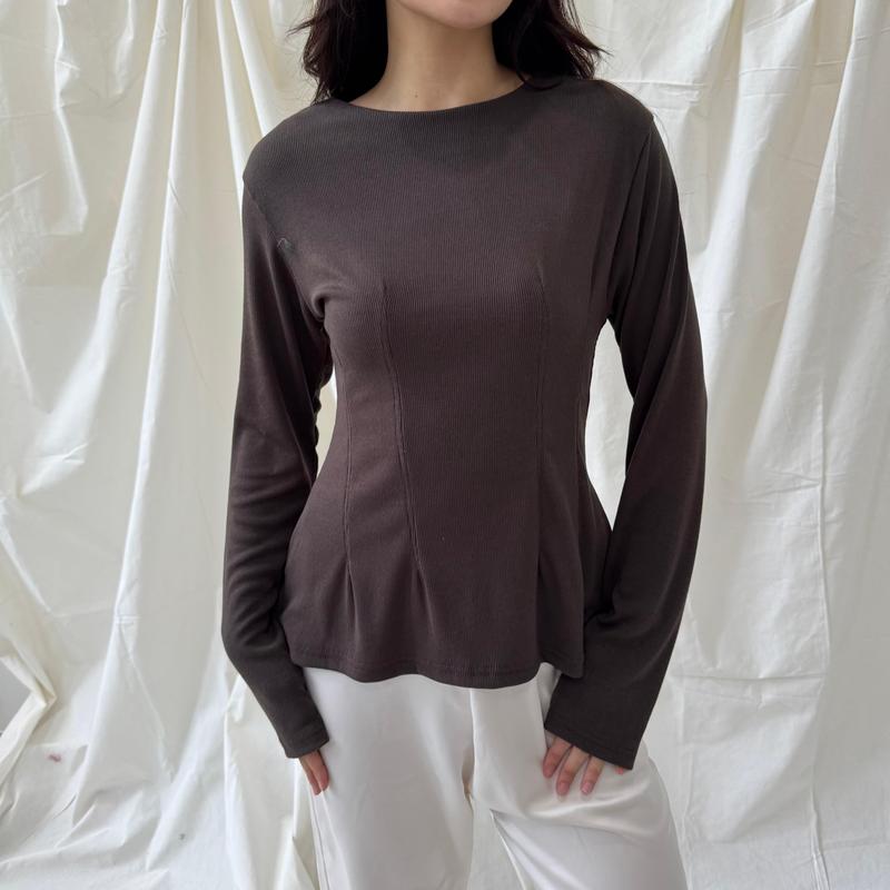 FLORA TOP | Atasan Knit Wanita Korean Top Baju Knit Wanita Lengan ...