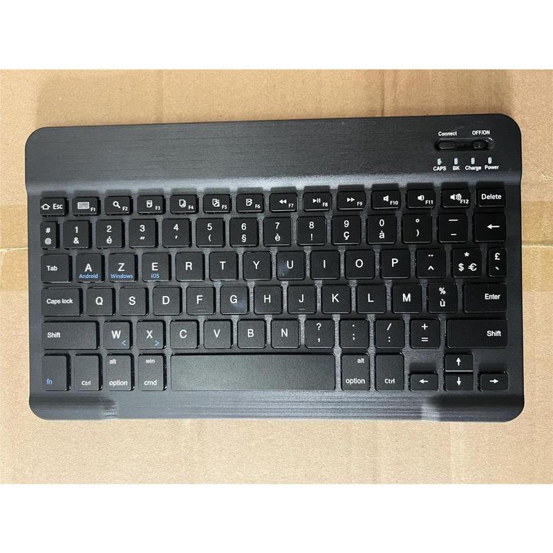 Ultra-Slim Bluetooth Keyboard Compatible with iPad 11 10.9  10.2 12.9 -inch/iPad Air/iPad 9.7-inch/iPad Pro/iPad Mini, iPhone and other Bluetooth Enabled Devices Including iOS, Android, Windows 7