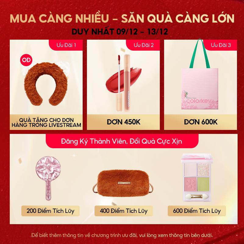 Product Introduction of Mascara COLORKEY Hỗ Trợ Giúp Mi Dài Và Tơi, Tạo Cảm Giác Tự Nhiên, Nhanh Khô, Không Lem Trôi Rosslyn Chính Hãng Cosmetic Mỹ Phẩm 8