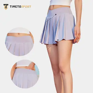 TIMETOSPORT Rok Skirt Pendek Olahraga Wanita Tenis Golf 1224