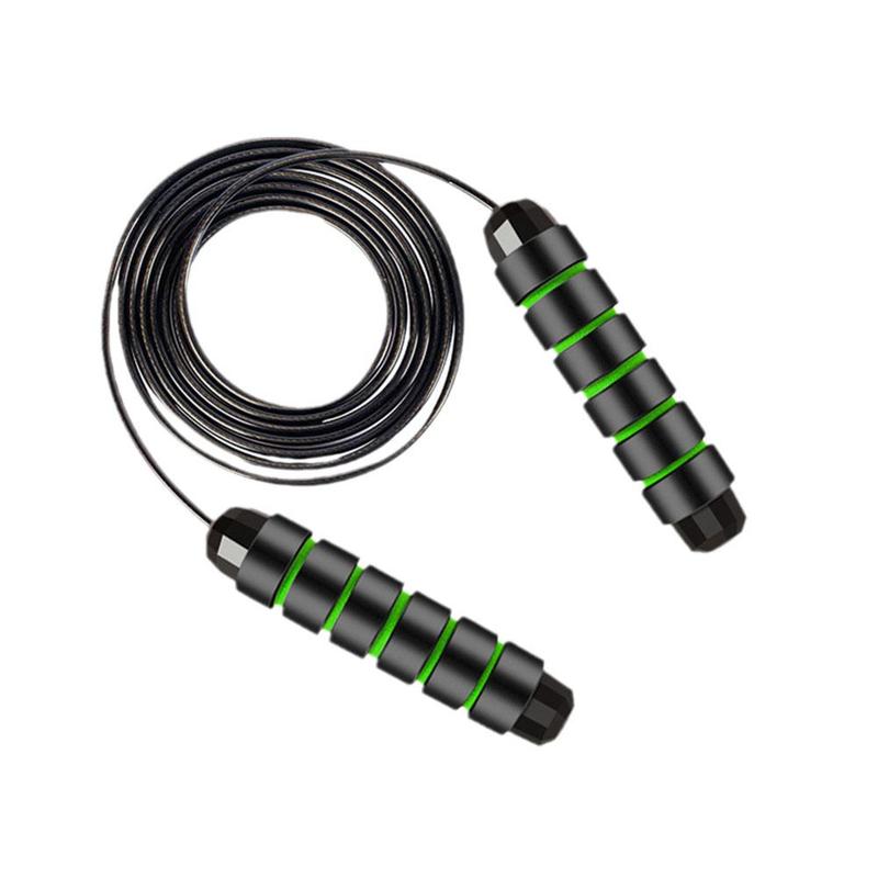 Product Introduction of Skipping Rope Fitness Physical Training Yoga Forged Skipping Bearing Wire Rope Rope Skipping P2V7 24