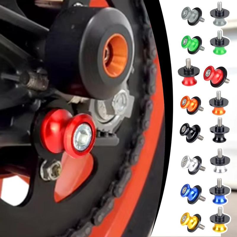 2pcs  Creative Universal Motorbike Stand Lifting Frame Screws Swingarm Spools Slider Arm Stand Screws 0