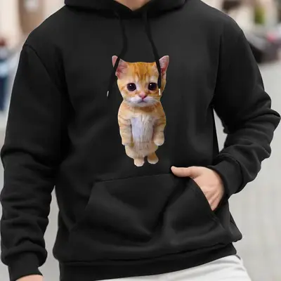 Kids Cat Hoodie, Cat Lover Hoodie, Cat Pullover, buying Cat Print Hoodie, Cat Lover, Cat Theme, Kids Cat Hoodie, Cat Gift