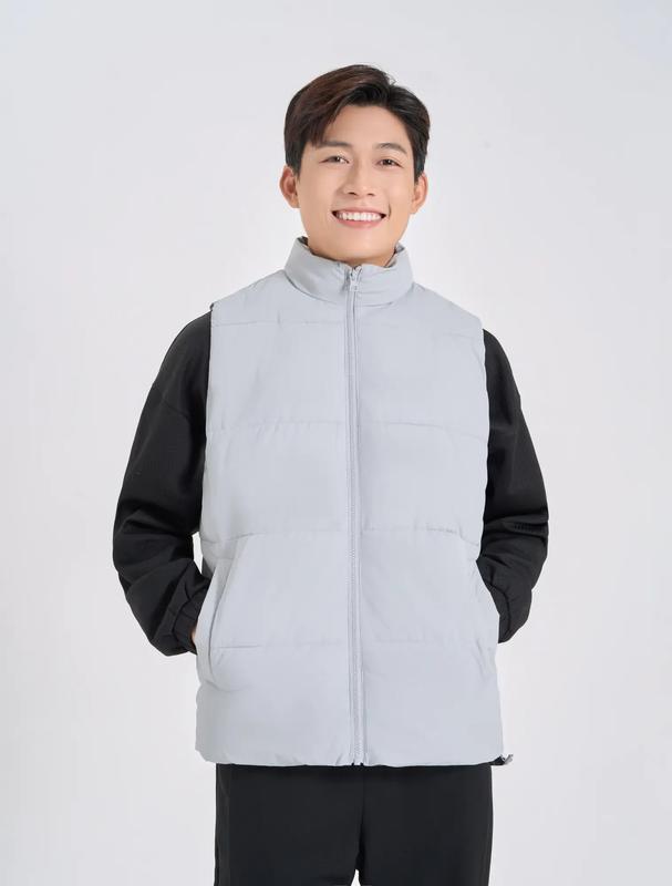 Áo khoác gilet chần bông nam chống thấm, siêu ấm CANIFA 8OT24W030