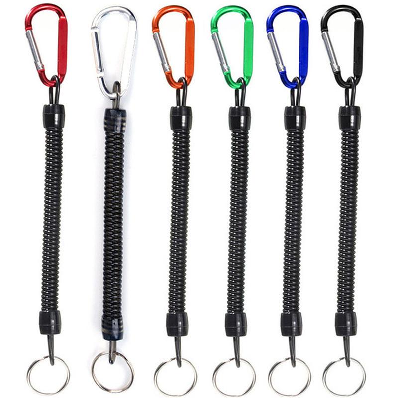 Camping Retractable Plastic Spring Elastic Rope Security Outdoor ...