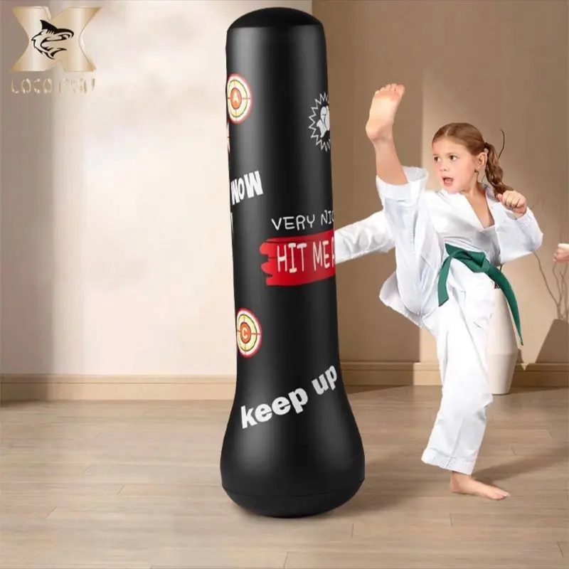 M8( Loại 1 kèm bơm ) trụ đấm bốc tự cân bằng cho bé,trụ đấm boxing, đấm bốc trẻ em, đấm bốc cho bé 3