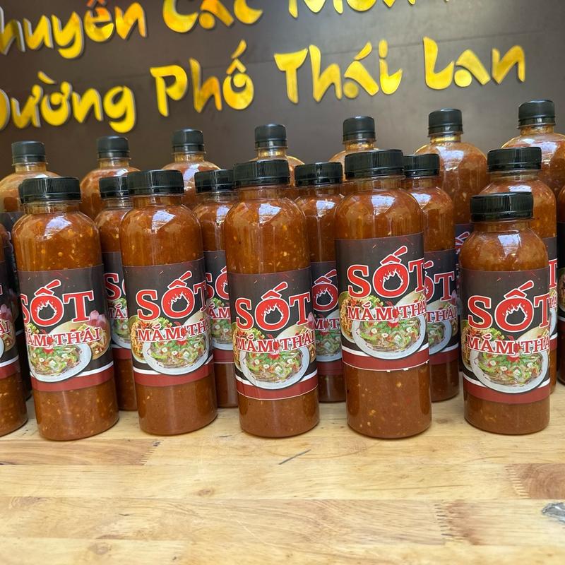 Sốt mắm Thái Lan Nhân Hậu (trộn gỏi đu đủ thái Lan) 4