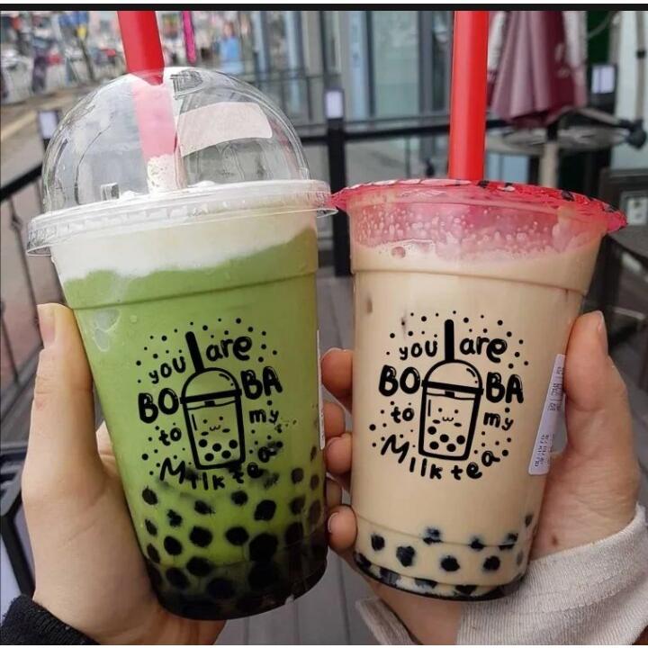Stickers Boba kemasan 100pcs (tanpa cup) 5