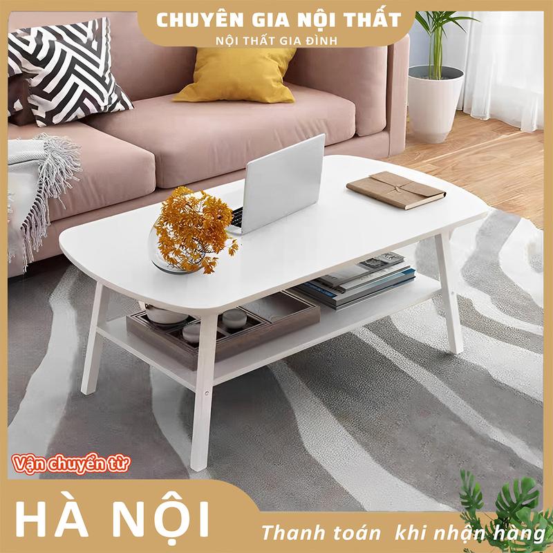  Bàn gỗ nhỏ bàn trà bàn cà phê phòng khách thiết kế phong cách đơn giản hiện đại màu sắc sang trọng chân kim loại 