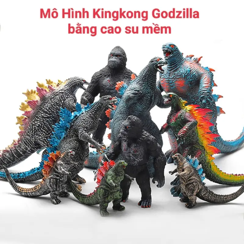 Godzilla 60cm Đồ Chơi Mô Hình Khủng Long Sze Lớn Chất Liệu Cao Su Mềm Có Nhạc Cho Bé Trai Từ 2 Đến 8 3