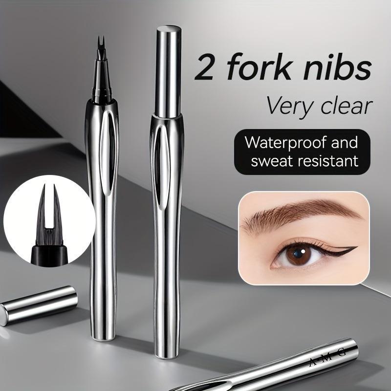 Bút Chì Kẻ Lông Mày Định Vị Hai Ngạnh Không Thấm Nước Tự Nhiên Dày Tạo Hình Chống Nhòe Đa Công Dụng sợi mày lông vũ cây