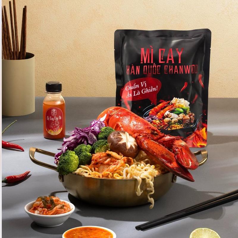 Set 25 Gói Mì Cay Chanwoo Phiên Bản Mới - (Tặng 10 Gói Mì Cay) 0