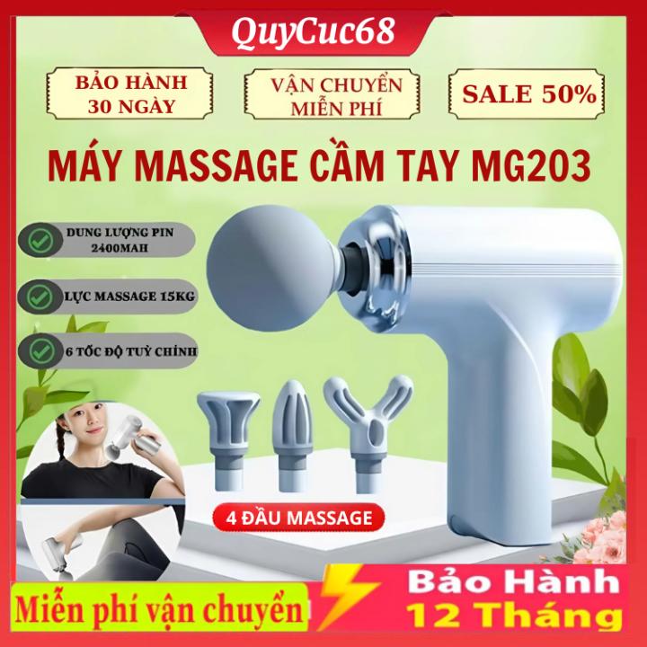 Máy Massage Cầm Tay Mini Cao Cấp MG203 - Công Nghệ AI Cảm Biến Lực Nhấn Giúp…