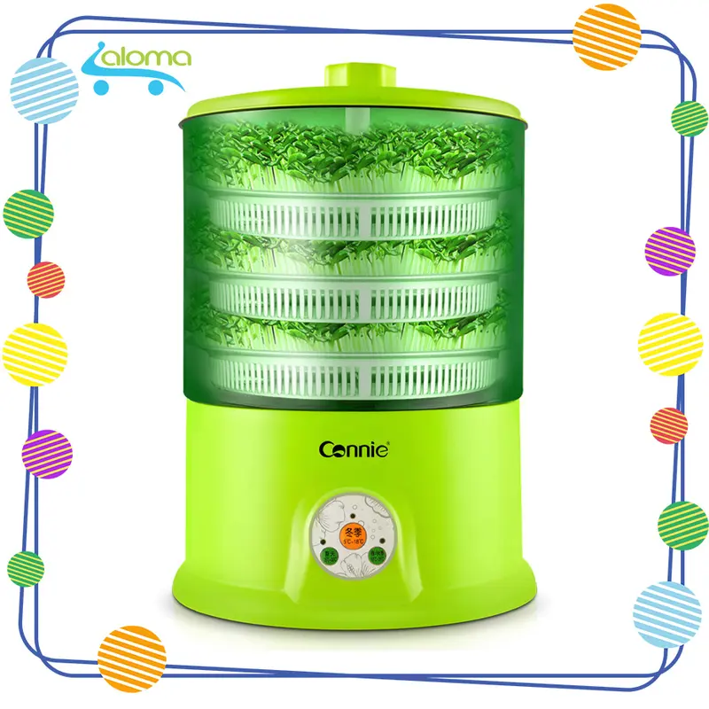 Máy Làm Giá Đỗ Tự Động ALOMA Connie A323B - Làm Được 2-3 kg, Bảo Hành 12 Tháng 0