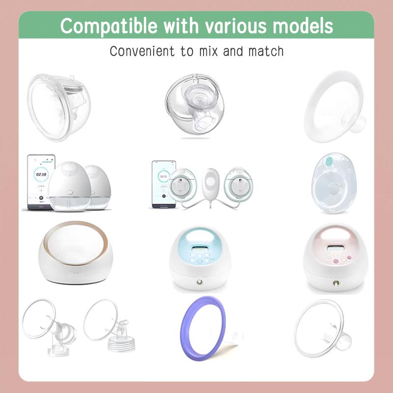 Product Introduction of Flange Inserts 13-24mm Breast Pump Adapter Replacement Accessory For Breast Pump 26