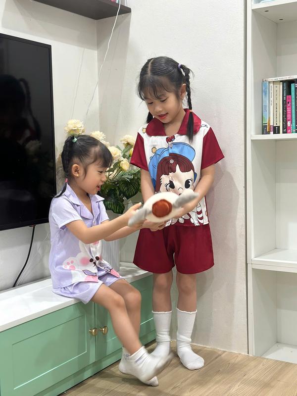 Đồ bộ CỘC ĐÙI, Đồ ngủ cho bé gái Tay NGẮN, QUẦN ĐÙI, Bộ Pijamas ĐÙI cho Bé ,  size từ 8-40kg 5