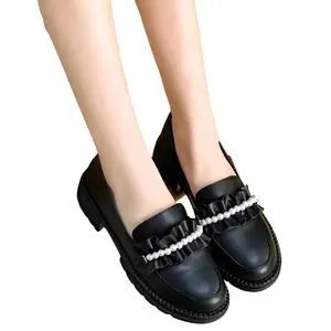 Sepatu Slip On Wanita Oxford Hak Datar Musim Semi Terbaru Korean Flat Docmart Sekolah Viral Remaja Kekinian Bisa Cod Kerja Shoes Kasual Hitam Cewek Perempuan