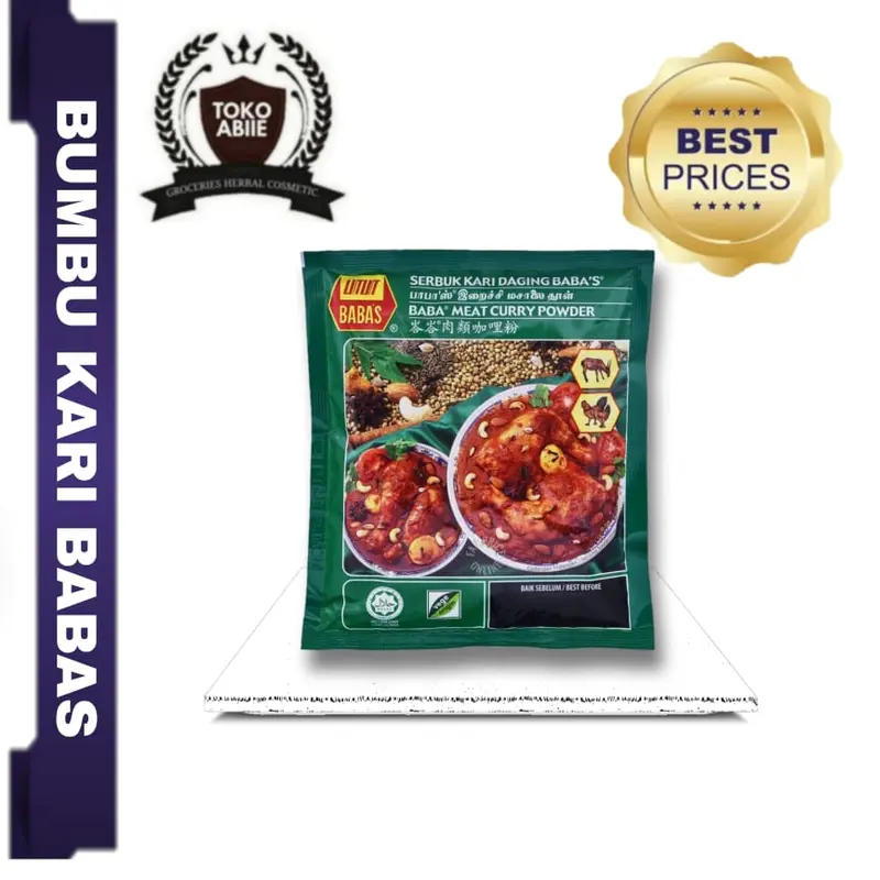 Bumbu Kari / Babas Meat Curry Powder 250 Gram Organik Alami expired terbaru 2