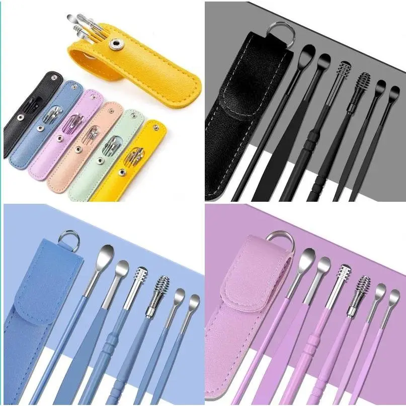 Ear Wax Cleaner Earwax Removal Tool Pick Digging Artifact Earpick Cleaning Ears Remover For Clean Your Kit Gadgets New