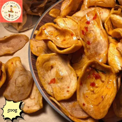 Bánh Tai Heo Mắm Ớt  250G-500G ( món ăn tuổi thơ ) Snack Food banh  snack bánh  vinh snack Ăn Vặt Ăn Vặt Thức Ăn bim tam 5