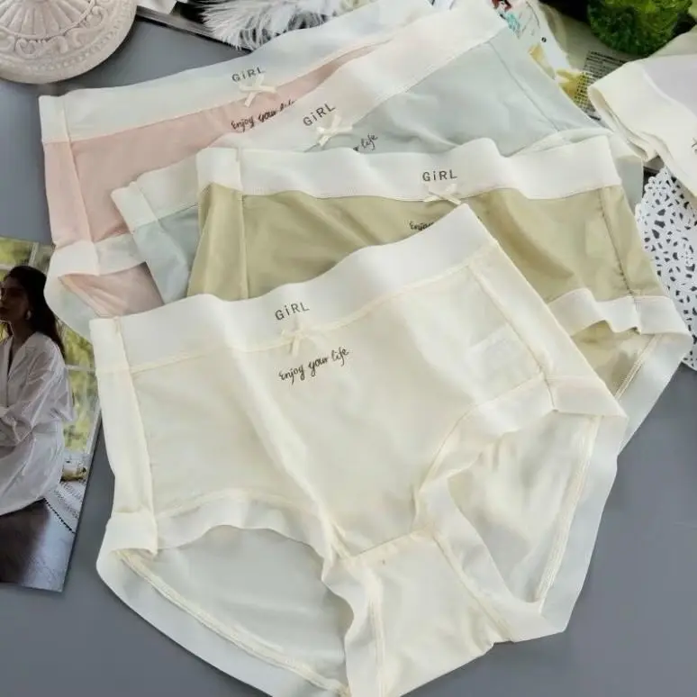 ￼Sét 5 Quần Lót Nữ Đúc Su Viền Cotton Siêu Mát - Quần Chíp Tàng Hình Siêu Nhẹ Kháng Khuẩn Cao Cấp QL20 2