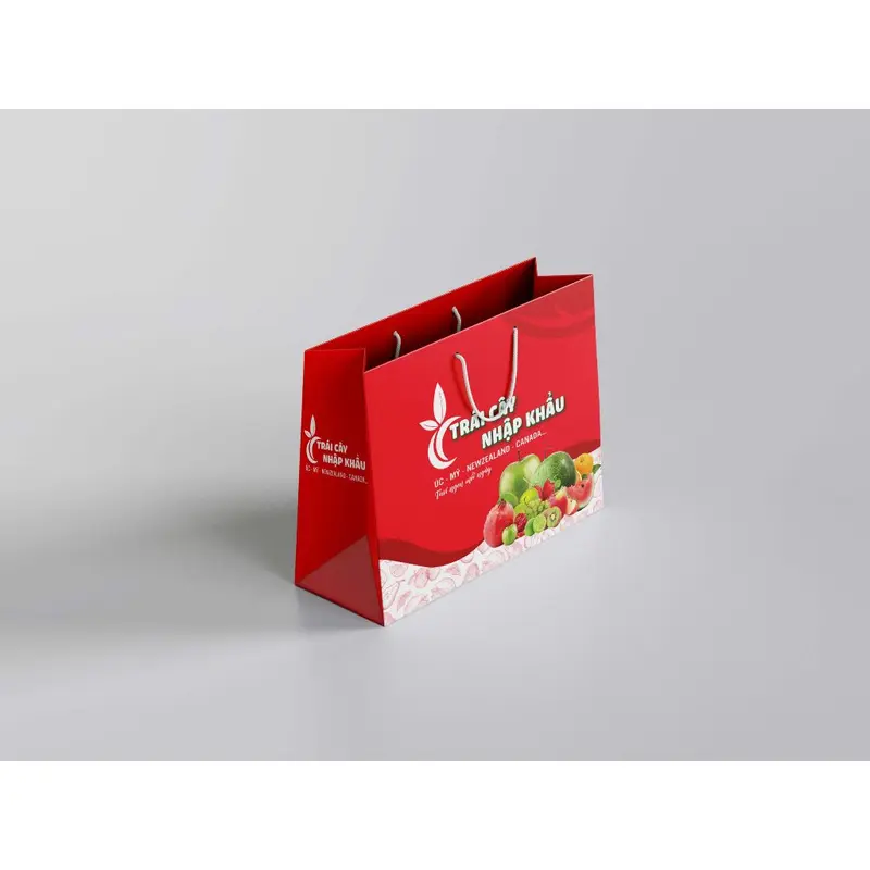 Túi Giấy Đựng Hoa Quả, Đựng Trái Cây Nhập Khẩu, Đủ Màu, Đủ Size 1kg 2kg 3kg 4kg 5kg 7